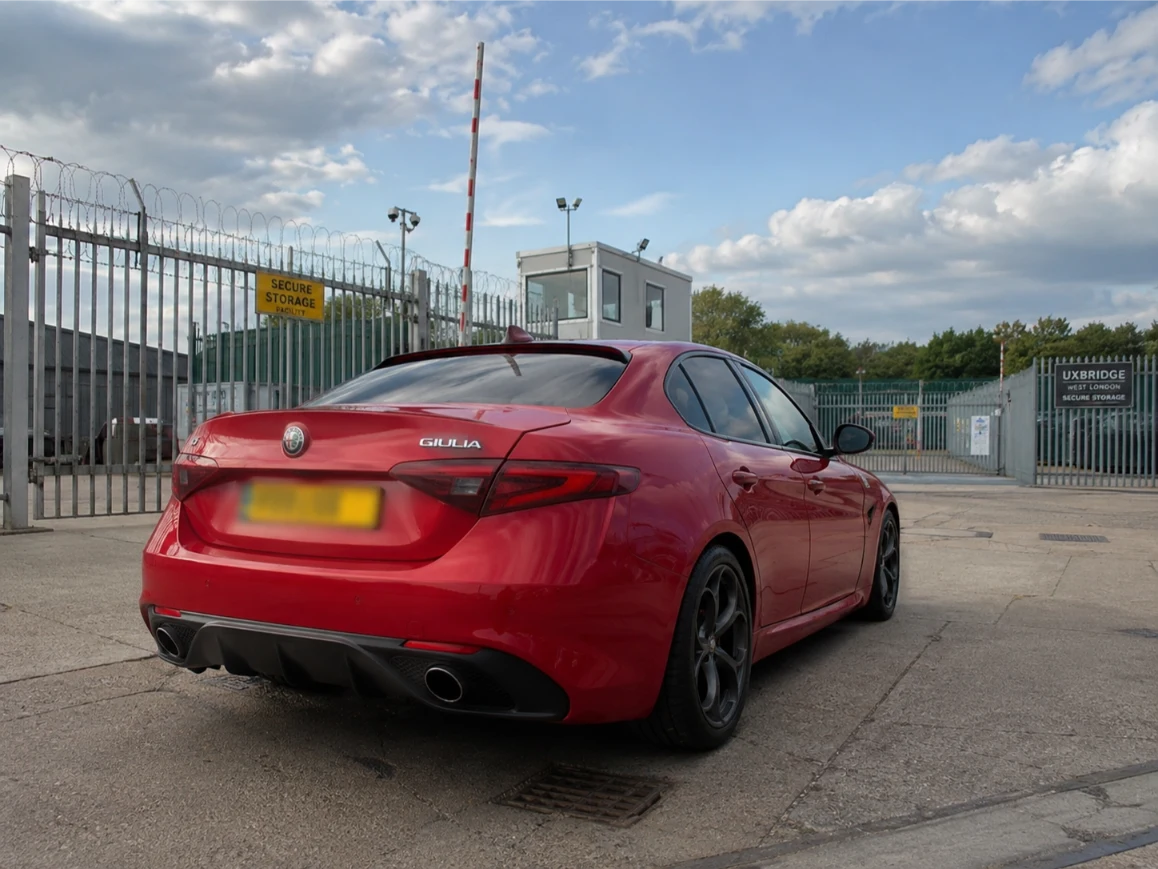 Alfa Romeo Giulia long Term Vehicle Storage UXbridge