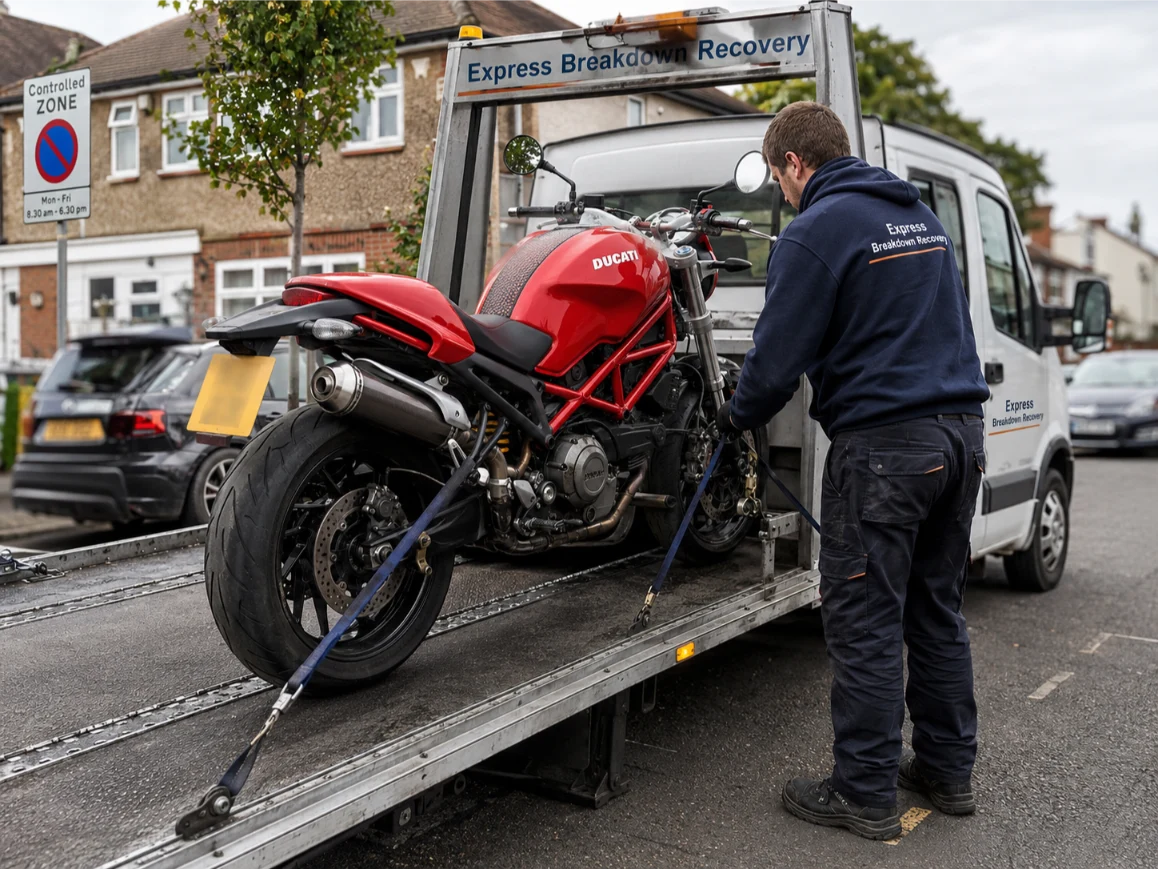 Ducati Monster Motorcycle Recovery Slough Berkshire