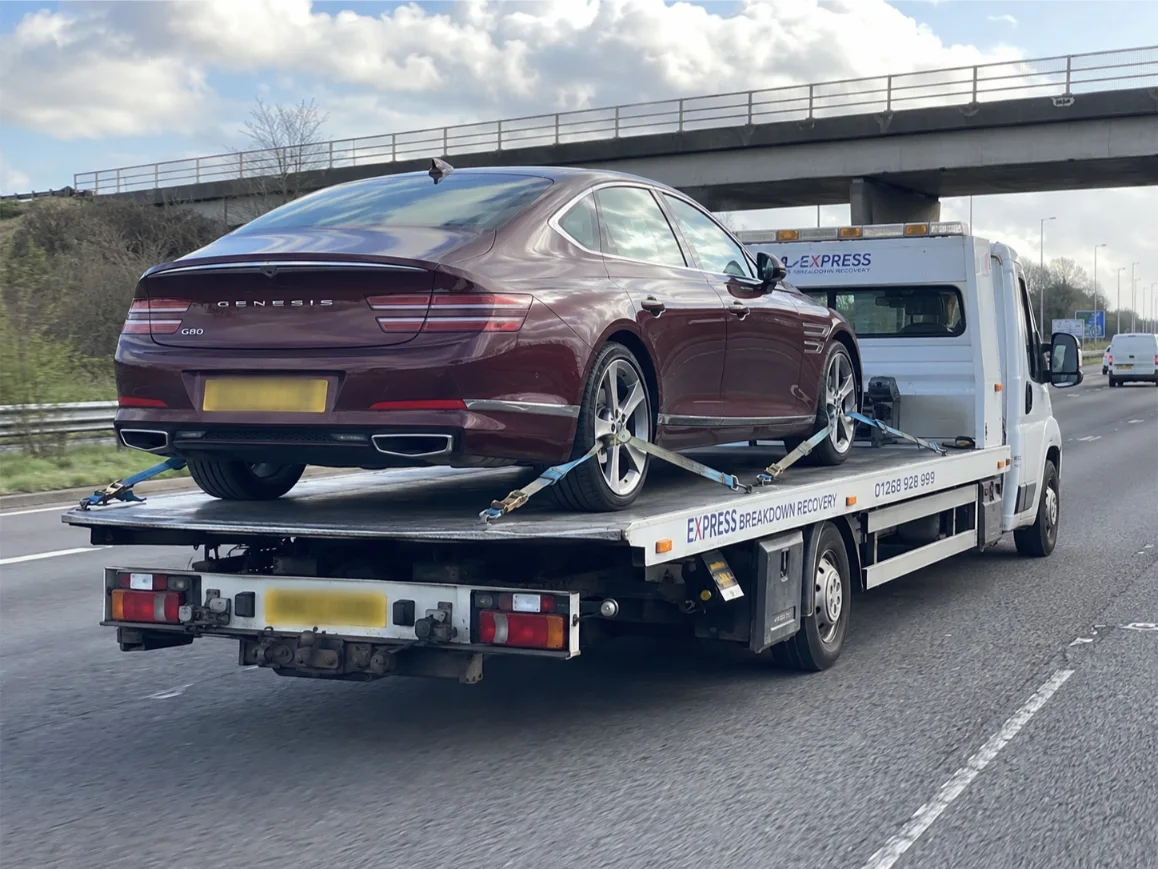 Genesis G80 Flatbed Transport Basildon in Essex