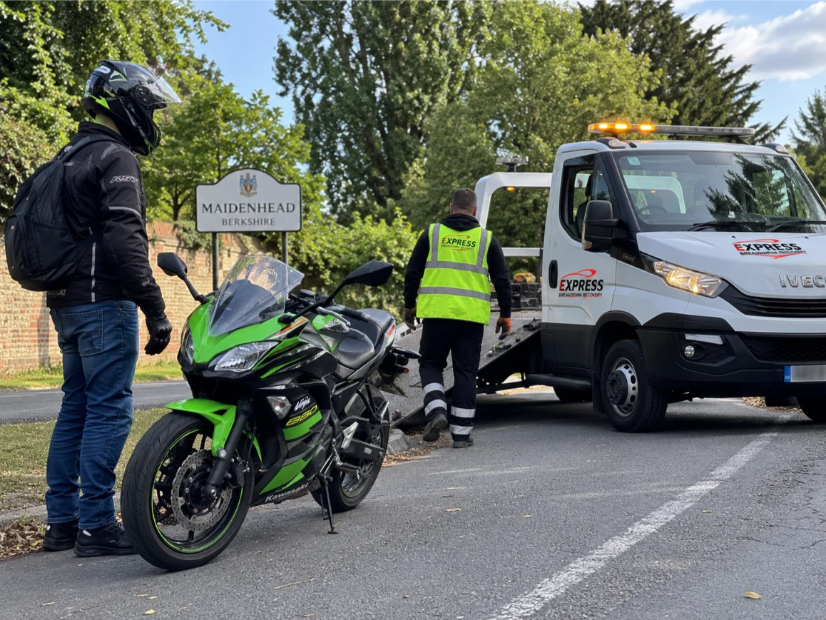 Kawasaki Ninja 650 Motorcycle Recovery Maidenhead Berkshire