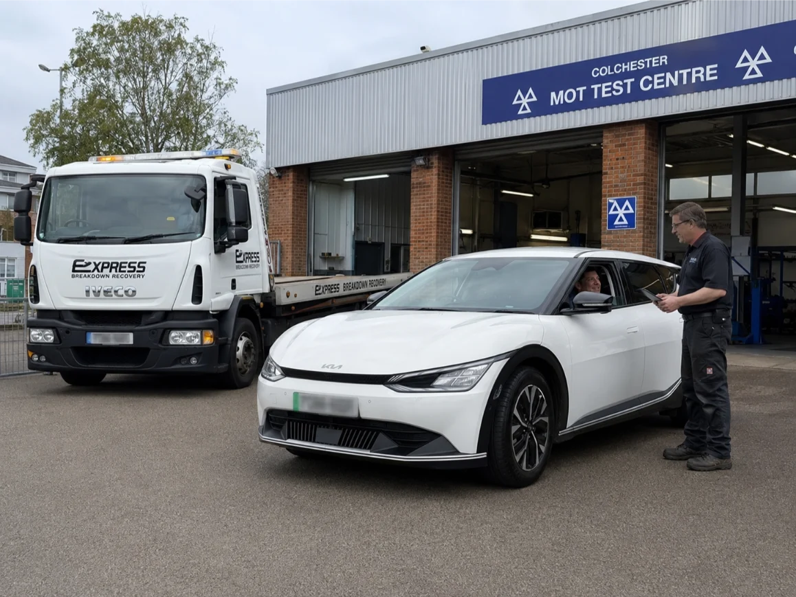 Kia EV6 MOT Garage Delivery Colchester Essex