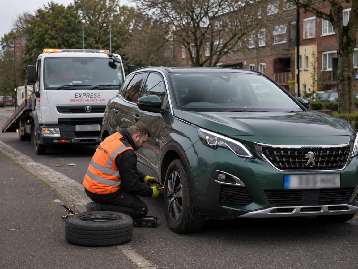 Peugeot 2008 Puncture Repair Uxbridge in West London