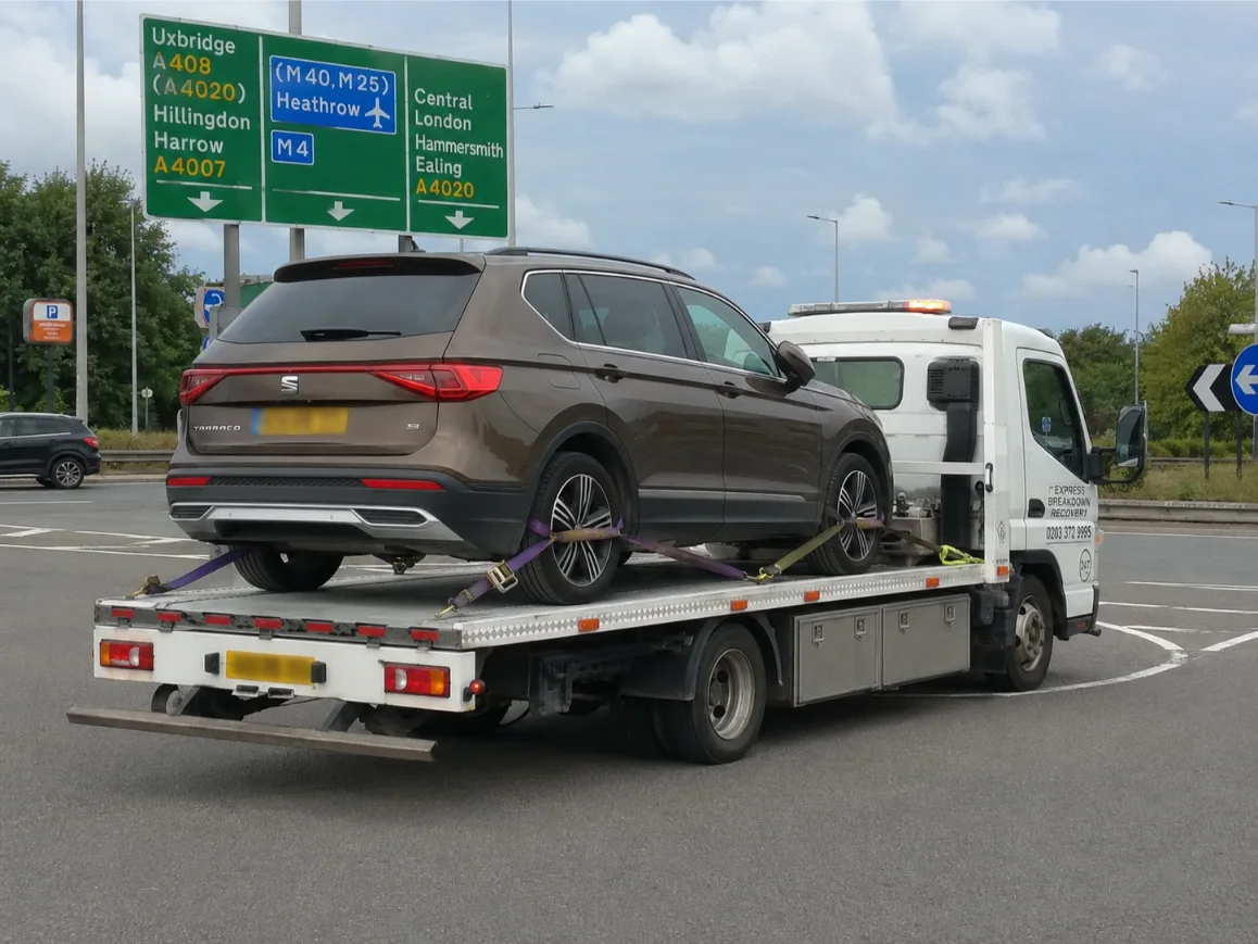 Seat Tarraco Flatbed Towing Uxbridge in West London