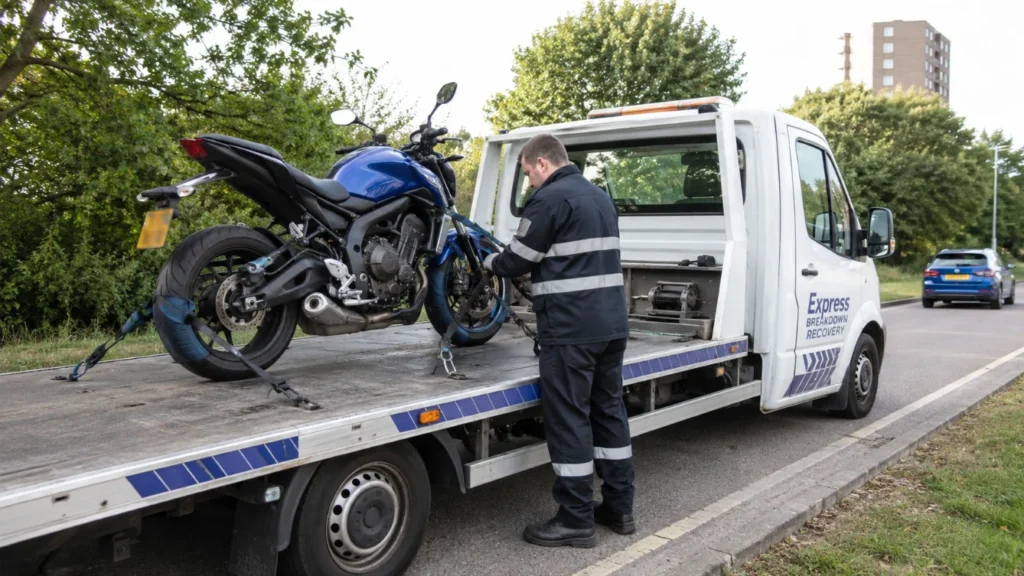 Yamaha MT 07 Motorcycle Recovery in Reading Berkshire