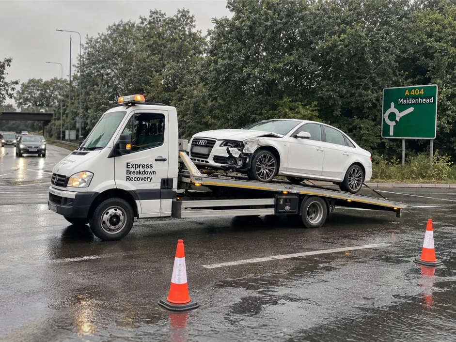 Accident Recovery Maidenhead Audi A4 A404