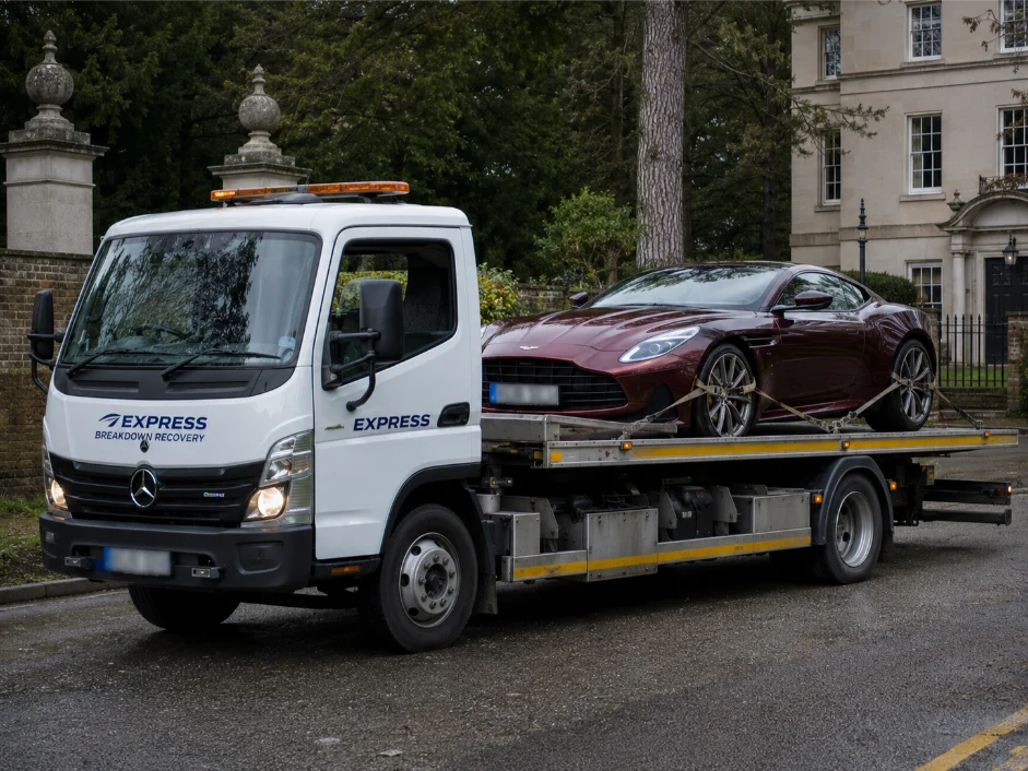 Aston Marin DB12 Luxury Car Recovery Taplow