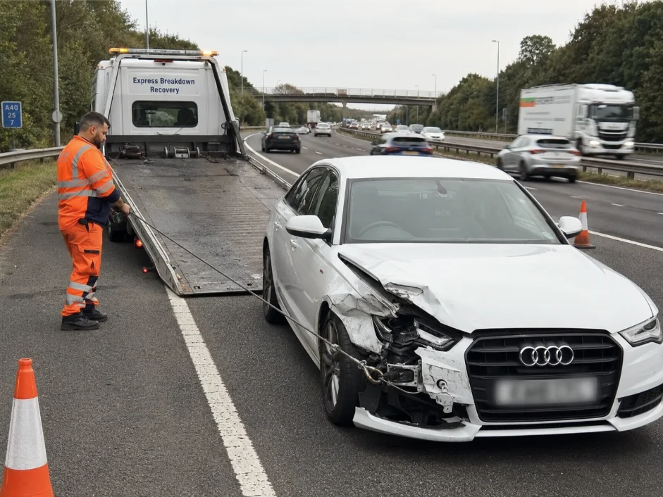 Audi A6 Accident Recovery M40 High Wycombe