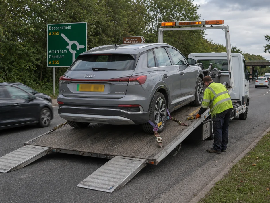Audi Q4 E-Tron Electric Vehicle Recovery A355