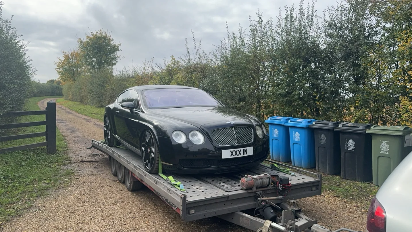 Bentley Continental Car Transport Service London