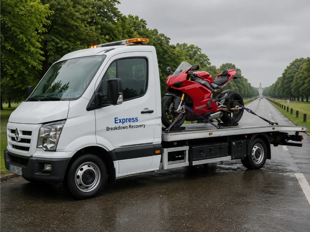 Ducati Panigale V4 Motorcycle Recovery Windsor Great Park