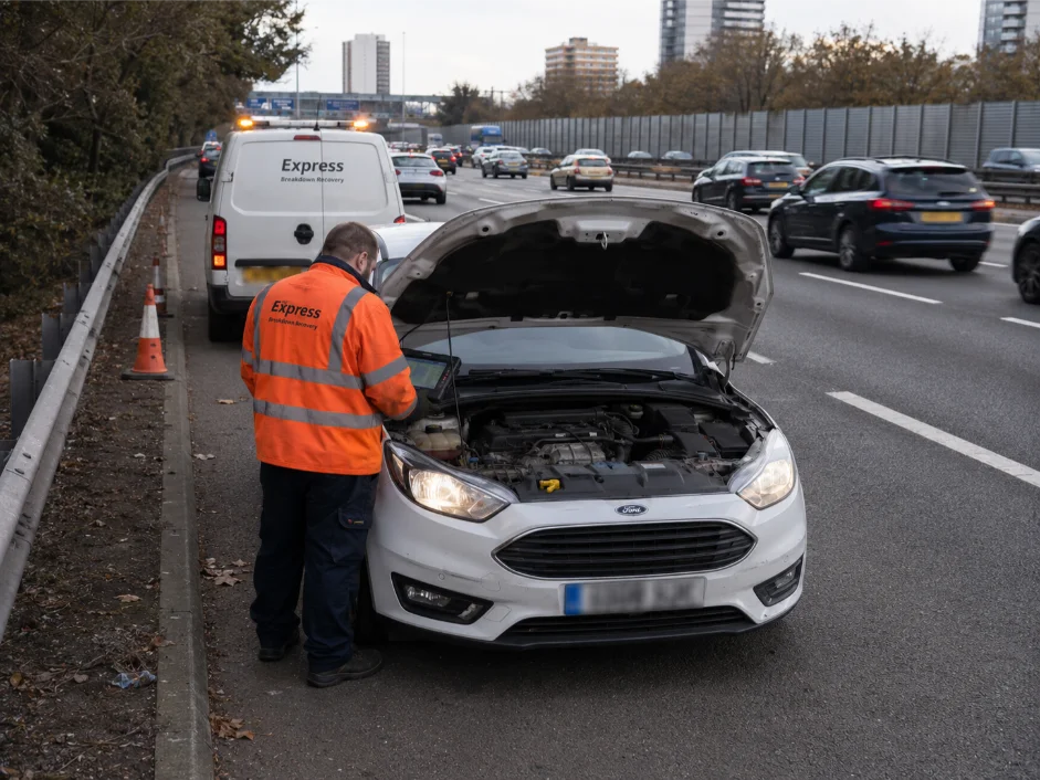 Ford Focus Breakdown Recovery A406 United Kingdom