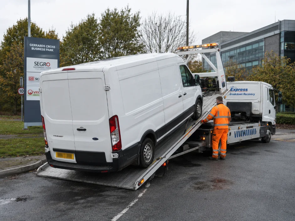 Ford Transit i3H2 Van Recovery Gerrards Cross Business Park