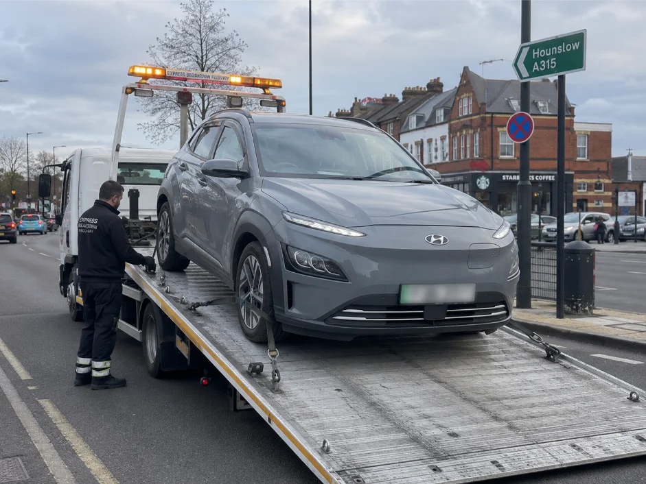 hyundai kona electric vehicle recovery hounslow