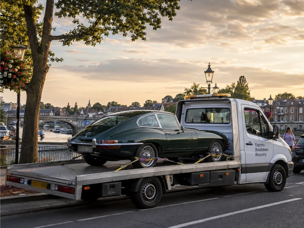 Jaguar E-type Classic Car Recovery Windsor