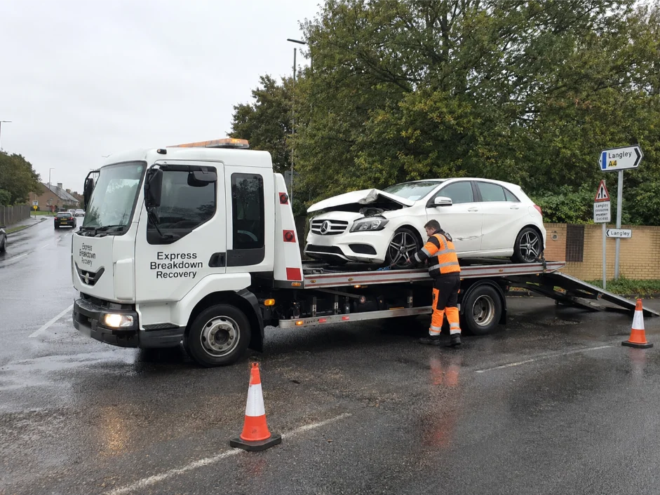 Mercedes A-class Accident recovery Langley United Kingdom
