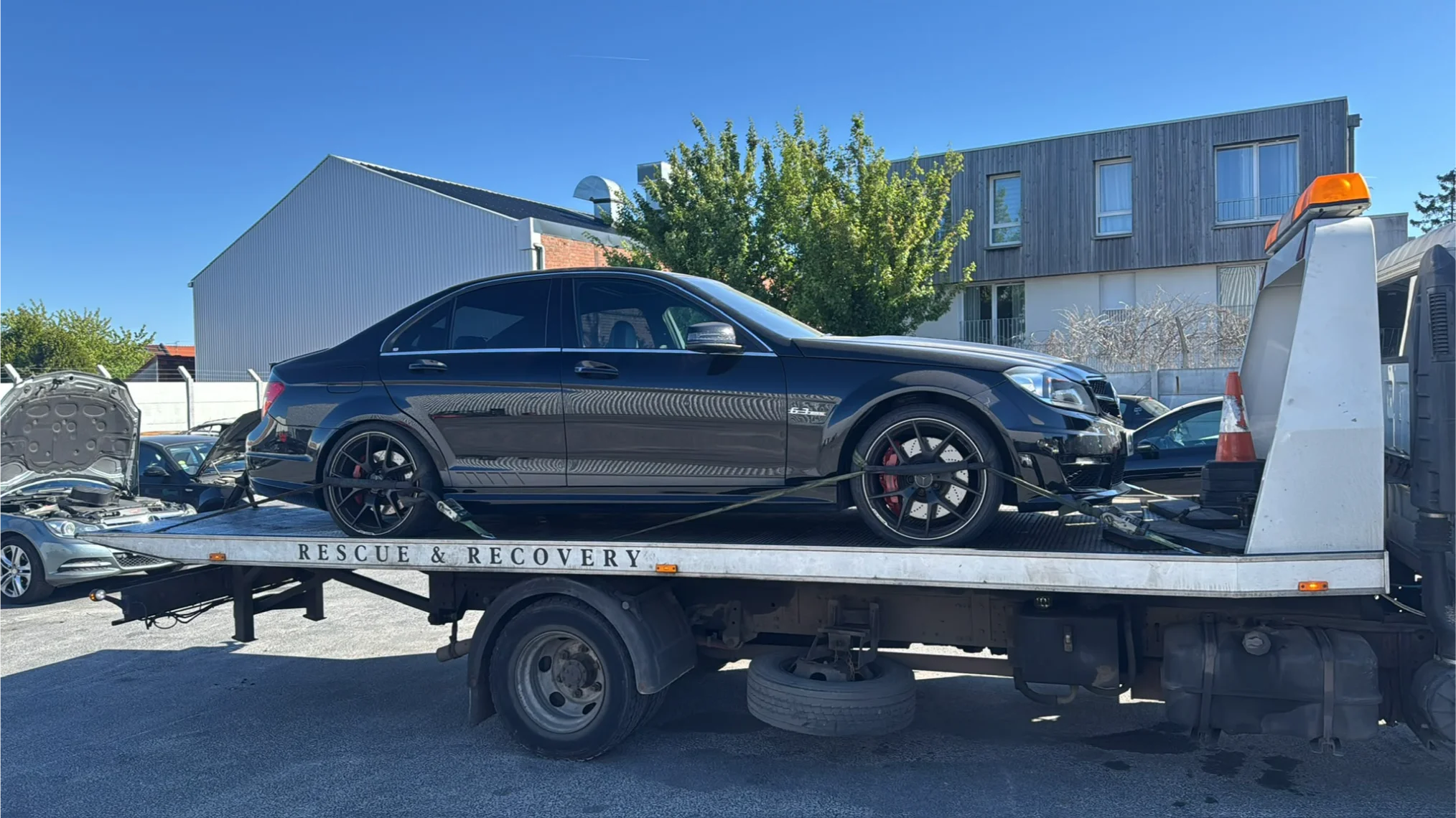 Mercedes c63 Performance Car Towing and Transport London
