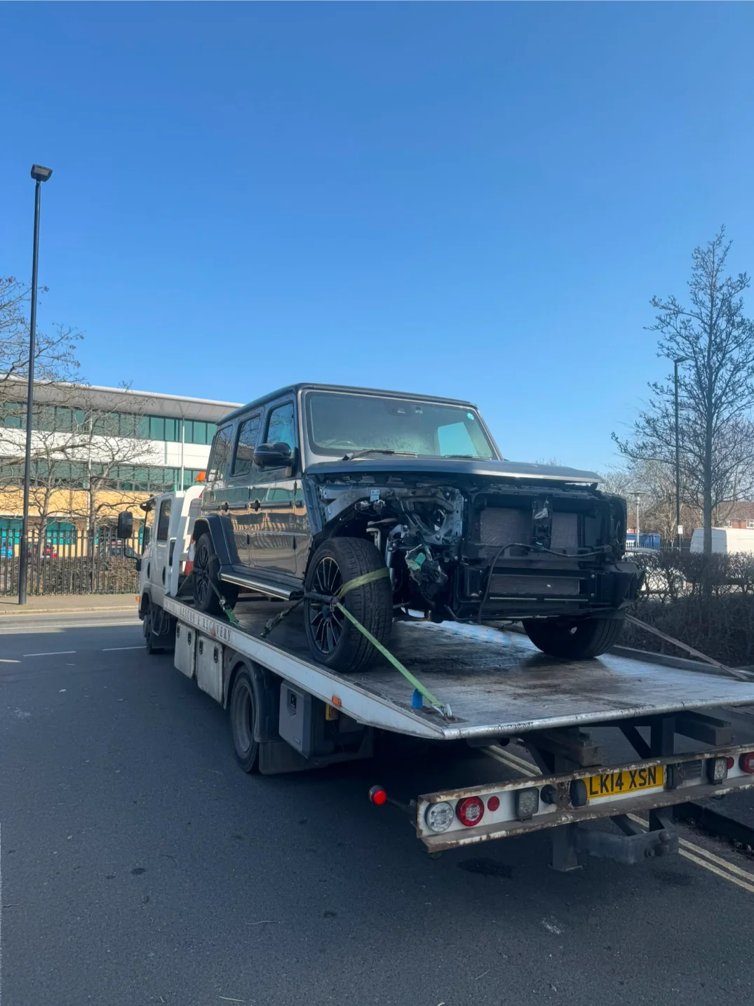 Mercedes G-Wagon Accident Recovery London