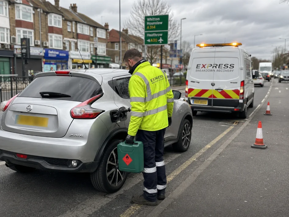 nissan juke fuel delivery hounslow
