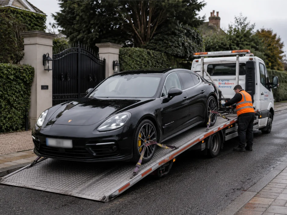 Porsche Panamera Luxury Car Recovery High Wycombe