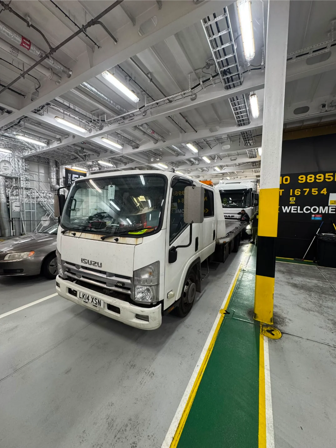 Recovery Truck Ferry Vehicle Transport