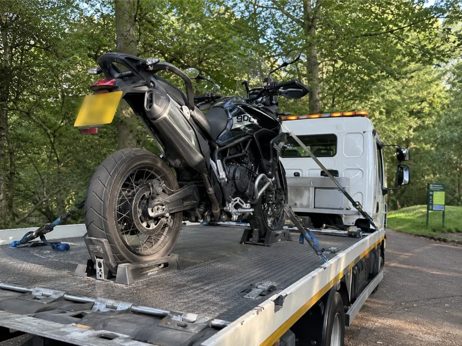 Triumph Tiger 900 Motorbike Recovery Uxbridge