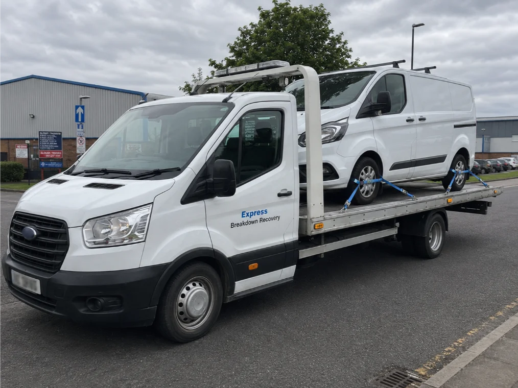 Van Recovery Slough Ford Transit