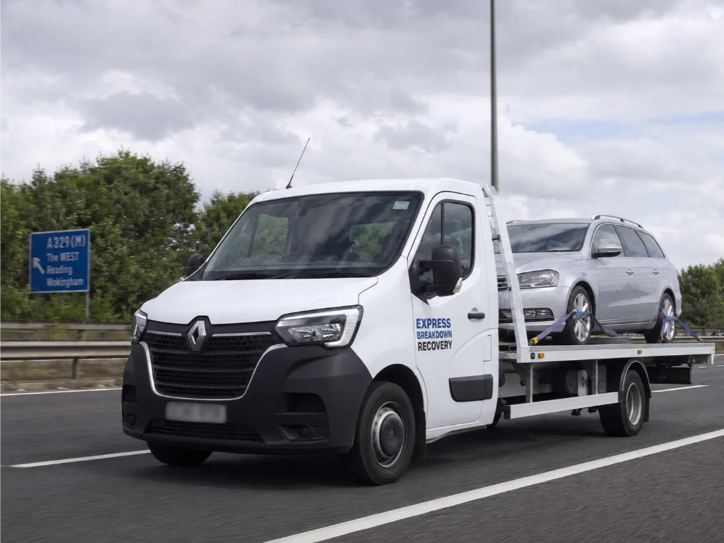 Vehicle transport A329M Reading Berkshire