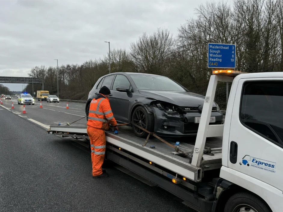 Volkswagen Golf Accident Recovery A4 Burnham