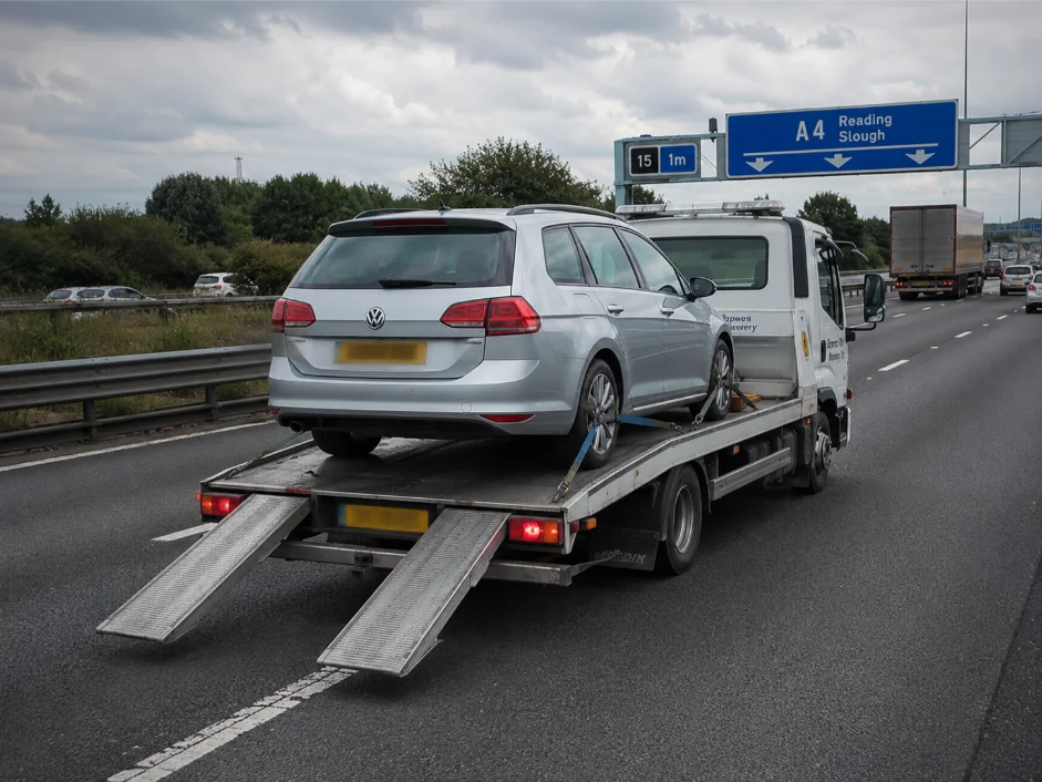 Volkswagen Golf Estate Vehicle Transport A4 Motorway