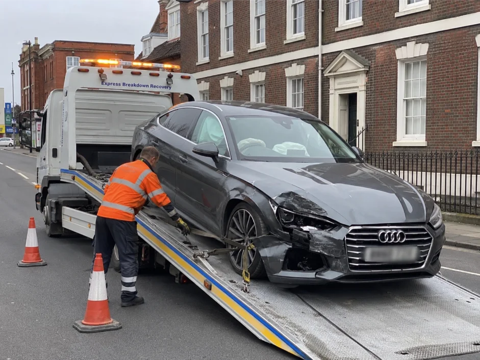 Audi A5 Accident Recovery Newbury