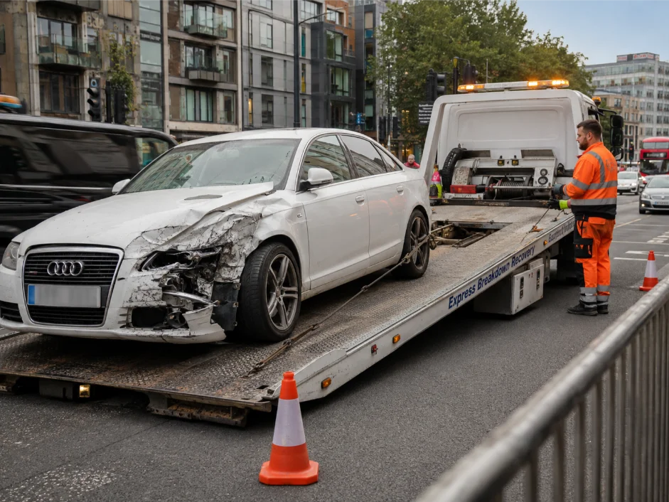 Audi A6 Accident Recovery West London