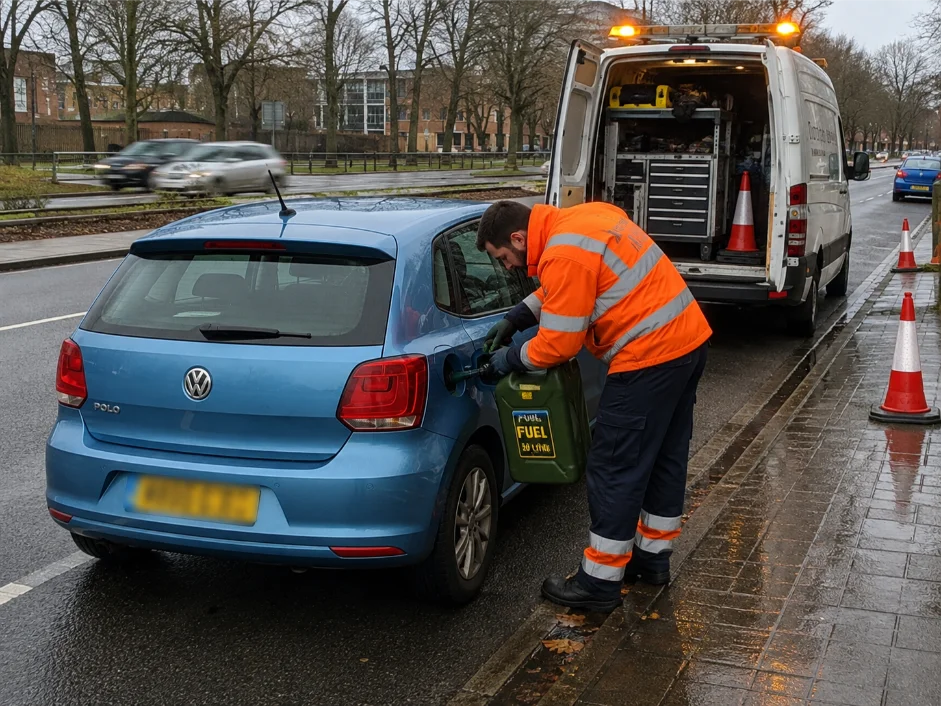 Volkswagen Polo Fuel Delivery in Reading UK
