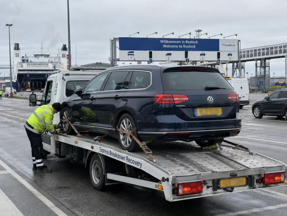 volkswagen passat vehicle transport poland to uk berlin ferry