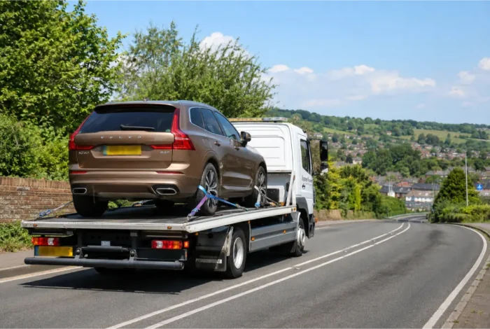 Vehicle Transport Volvo XC60 Secure Flatbed